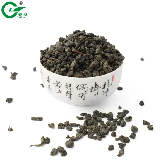 Produttore cinese di tè Tè verde polvere da sparo 3505AAA Tè verde perla