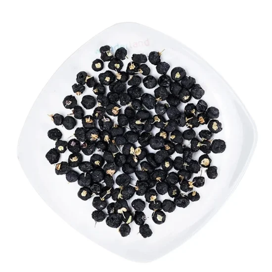Tè cinese naturale alla bacca di Goji nera con frutta secca selvatica nera Wolfberry